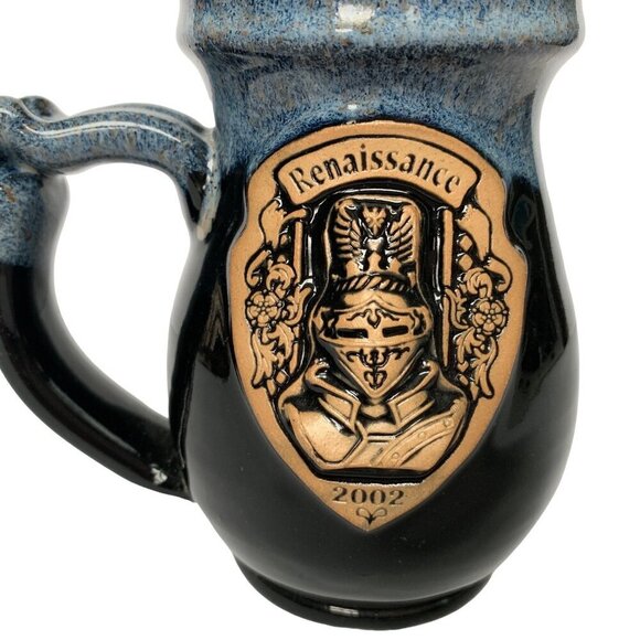 Banner Oak New London MN Pottery 2002 Renaissance Coffee Mug - Picture 2 of 9